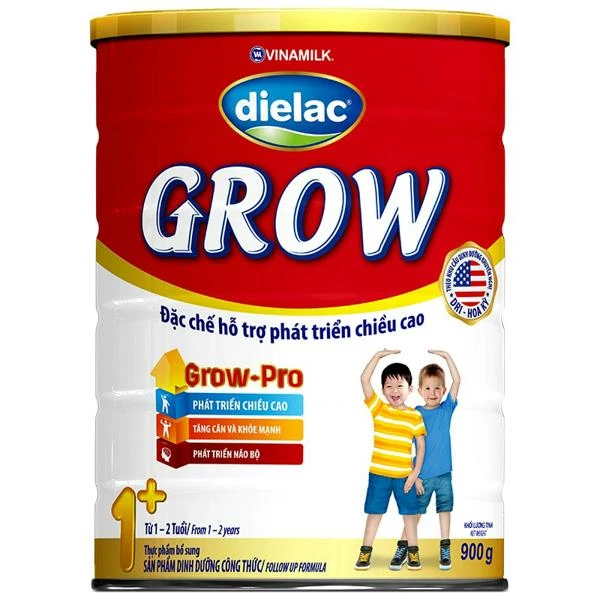 Sữa Bột Dielac Grow 1+  - Hộp Thiếc 900g