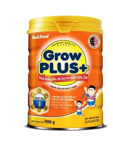 GROWPLUS+ - DINH DƯỠNG ĐẶC CHẾ CHO TRẺ CHẬM TĂNG CÂN