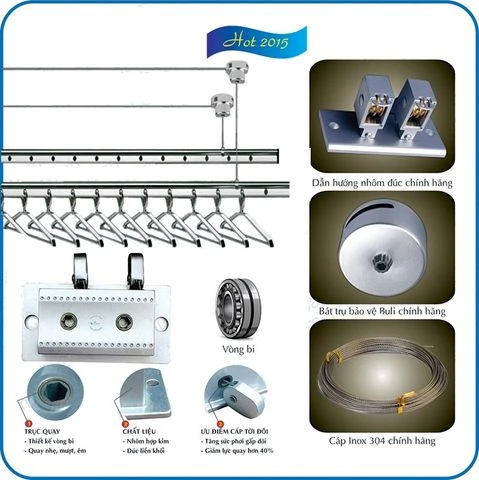 Giàn Phơi Thông Minh Hòa Phát STAR-KS250