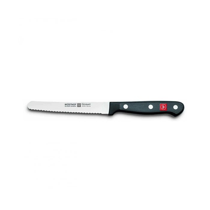 Dao cắt lưỡi răng cưa thép rèn 12cm 4101 Gourmet Wusthof