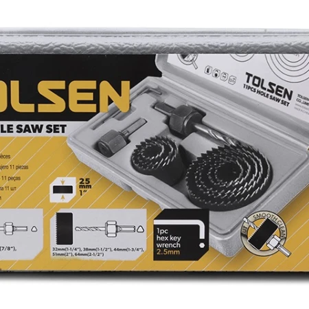 Bộ 11 vòng khoét lỗ Tolsen 75865