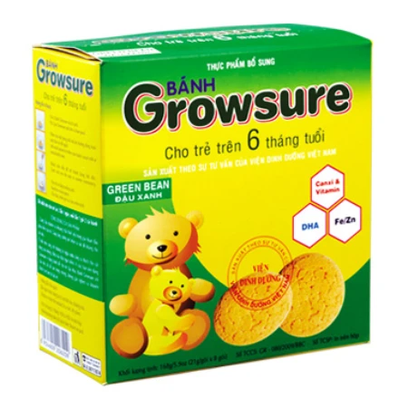 Bánh Growsure đậu xanh HG 168g