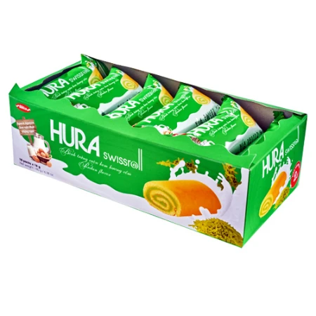 Bánh hura swissroll hương cốm HG 180g