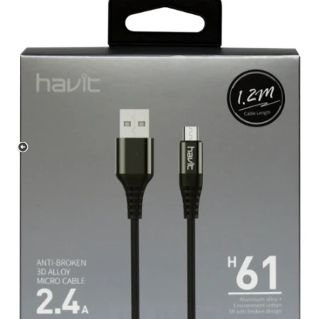 Cáp Sạc Micro USB Chống Đứt Havit (1,2m)  / HV-H61 