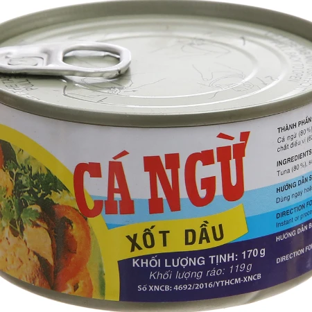 Cá ngừ xốt dầu 170g