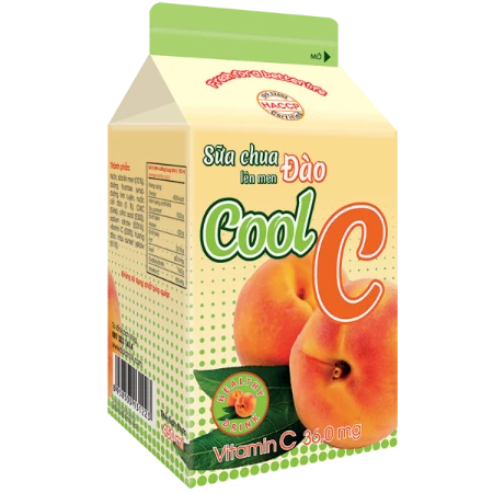  Thức Uống Sữa Chua Lên Men Đào Cool C 450ml