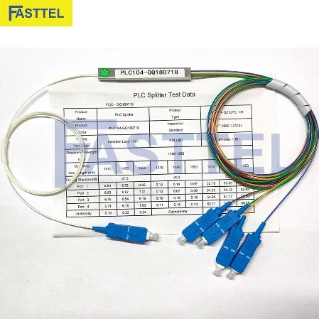 Bộ Chia Quang Splitter 1x4 SC/UPC (Splitter PLC Mini Type 1×4)