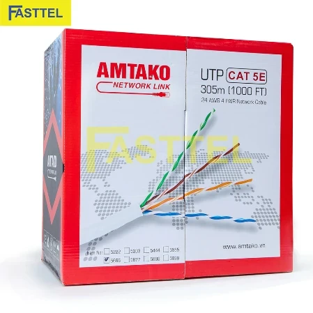 Cáp mạng FTP cat5e AMTAKO 5666