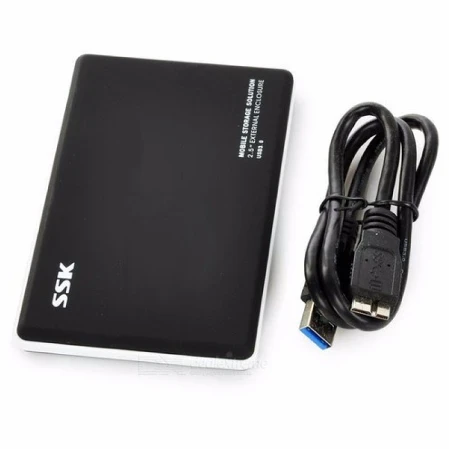 SSK HDD BOX 2.5 inch SATA vỏ đen